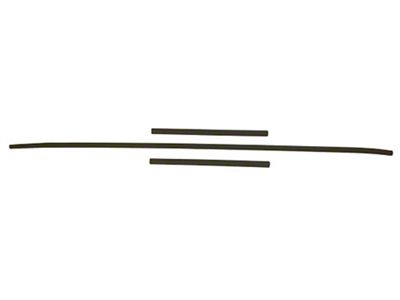 Nova Windshield Trim, Rear, Upper & Side, Hardtop, 1966-1967