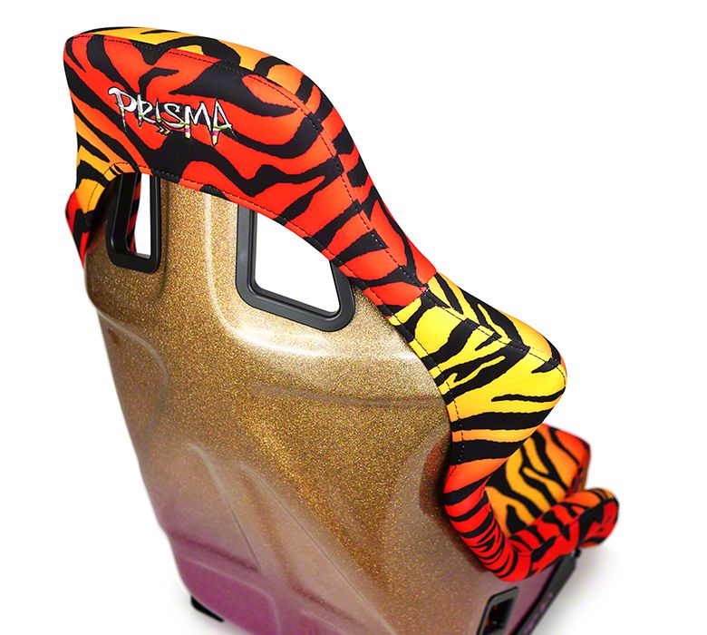 NRG Innovations Ecklers Prisma Savage Large Bucket Seat; Tiger