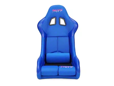 NRG Innovations Prisma FIA Large Bucket Seat; Blue Cloth (Universal; Some Adaptation May Be Required)