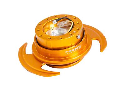 NRG Innovations 3.0 Steering Wheel Hub Quick Release; Rose Gold with Rose Gold Handles (Universal; Some Adaptation May Be Required)