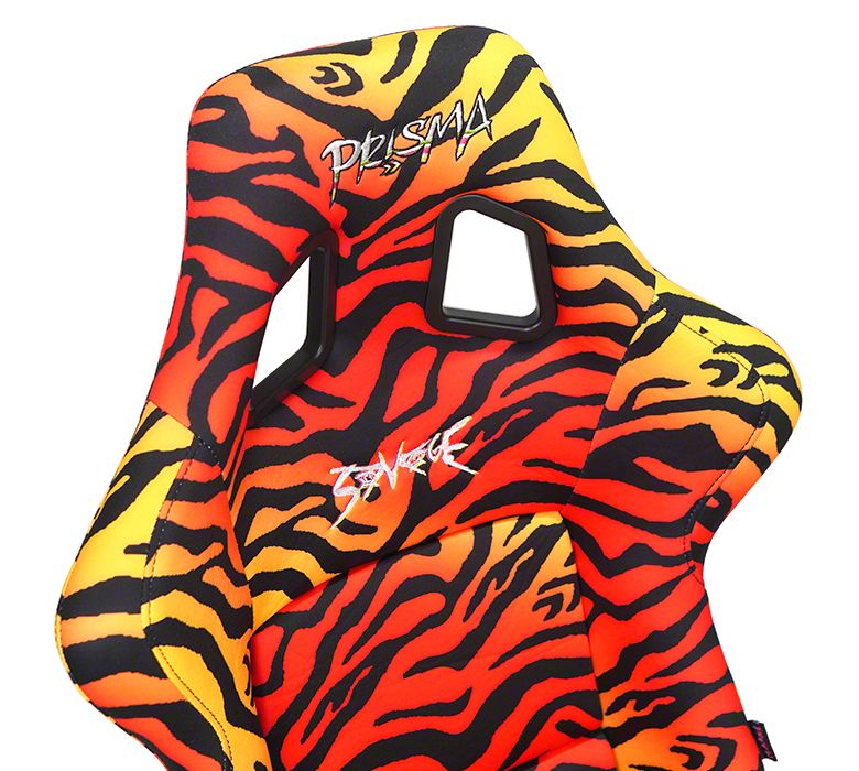 NRG Innovations Ecklers Prisma Savage Medium Bucket Seat; White