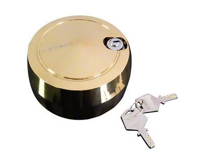 NRG Innovations Spinning Quick Steering Wheel Hub Lock; Chrome/Gold (Universal; Some Adaptation May Be Required)