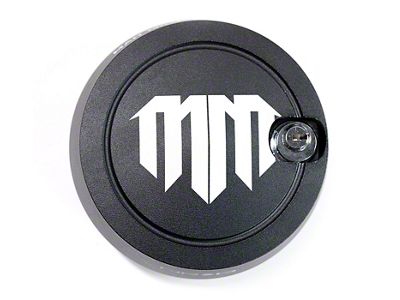 NRG Innovations Spinning Quick Steering Wheel Hub Lock; Matte Black/Mad Mike (Universal; Some Adaptation May Be Required)