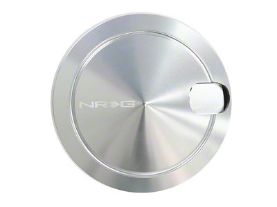 NRG Innovations Spinning Quick Steering Wheel Hub Lock; Silver (Universal; Some Adaptation May Be Required)