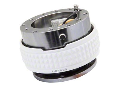 NRG Innovations Steering Wheel Hub Quick Release; Gunmetal with Glow in the Dark Pyramid Ring (Universal; Some Adaptation May Be Required)
