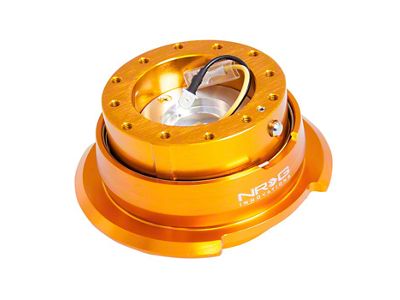 NRG Innovations Steering Wheel Hub Quick Release; Rose Gold with Rose Gold Ring (Universal; Some Adaptation May Be Required)