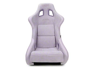 NRG Innovations Prisma Chromatic Large Bucket Seat; Lilac Vegan Suede (Universal; Some Adaptation May Be Required)
