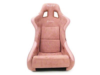 NRG Innovations Prisma Chromatic Medium Bucket Seat; Mauve Vegan Suede (Universal; Some Adaptation May Be Required)