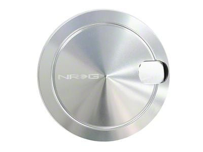 NRG Innovations Spinning Quick Steering Wheel Hub Lock; Silver (Universal; Some Adaptation May Be Required)