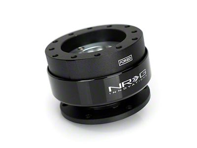 NRG Innovations 2.0 Steering Wheel Hub Ball Bearing Quick Release; Black; SFI Approved (Universal; Some Adaptation May Be Required)