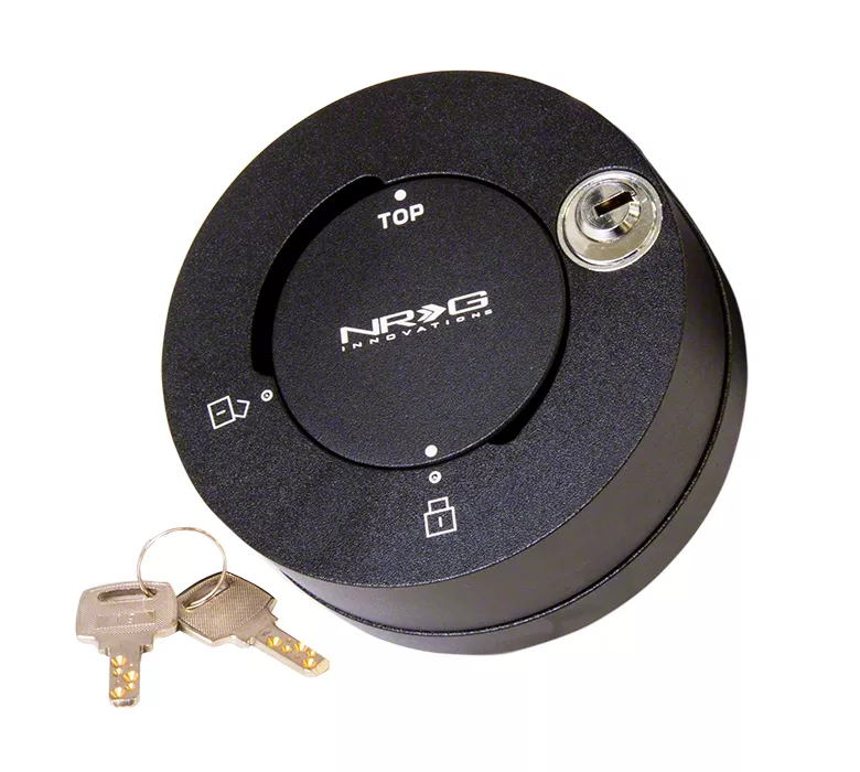 NRG Innovations Ecklers Quick Steering Wheel Hub Lock; Matte Black