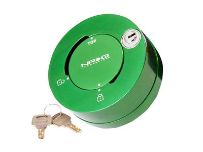 NRG Innovations Steering Wheel Quick Lock; Green