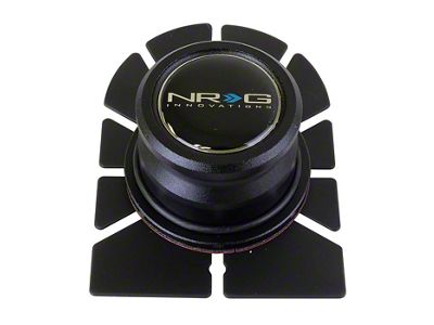 NRG Innovations Steering Wheel Quick Lock Holder; Black (Universal; Some Adaptation May Be Required)