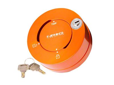 NRG Innovations Steering Wheel Quick Lock; Orange