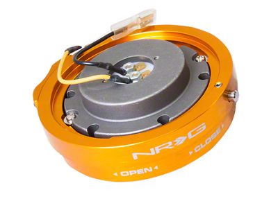 NRG Innovations Steering Wheel Hub Thin Quick Release; Rose Gold (Universal; Some Adaptation May Be Required)