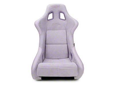 NRG Innovations Prisma Chromatic Medium Bucket Seat; Lilac Vegan Suede (Universal; Some Adaptation May Be Required)