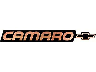 1988-1989 Camaro Rear Panel Emblem; Gold