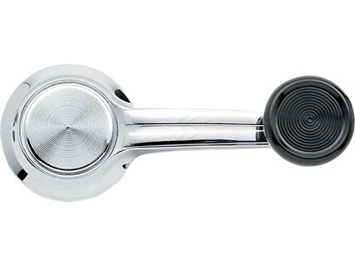 1967 Camaro Window Crank Handle; with Black Knob