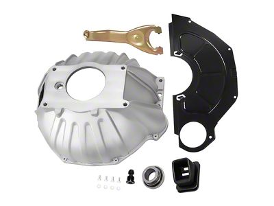 1967-1981 Camaro Bell Housing, Clutch Fork, and Release Bearing Kit; High Performance; 11-Inch; Aluminum; For Chevy Engines; Standard Duty