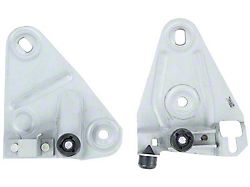 1968-1969 Camaro Door Window Plate and Roller Set; LH Drivers Side