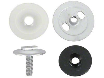 1968-1969 Camaro Door Glass Sash Mount Stud Assembly; 4 Piece Set