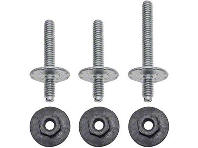 1967-1969 Camaro Quarter Window Track Studs And Nuts