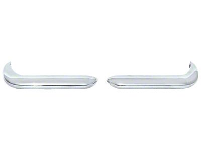 1970-1973 Camaro Rally Sport Front Bumper; Chrome; 2 Piece; Pair
