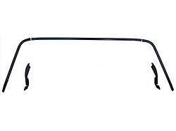 1970-1981 Camaro Front Windshield Molding Set; Black; 5 Piece Set