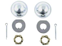 Dust Cap, Cotter Pin, Spindle Nut, & Washer Set (67-69 Camaro)