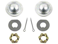 Dust Cap, Cotter Pin, Spindle Nut, & Washer Set (70-92 Camaro)
