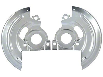 1967-1969 Camaro Disc Brake Backing Plate Set for 2-Inch Drop Spindles