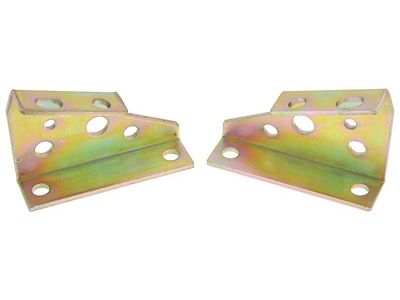 1970-1981 Camaro Power Brake Booster Brackets; For Boosters With 3-3/8-Inch Square Bolt Pattern; Zinc Plated