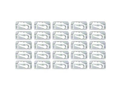 1967-1969 Camaro Molding Clip Set; Windshield; Station Wagon-Quarter; Back Window; 25 Piece Set