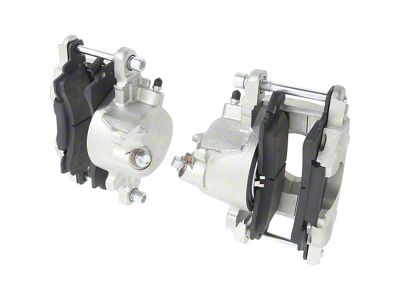 1970-1976 Camaro Front Caliper Set; Mid-Size Vehicle; Loaded With D52 Brake Pads; 7-Inch Mounting Bolt Spacing