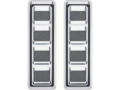 1968-1969 Camaro Hood Louver Set; with Hardware; Pair