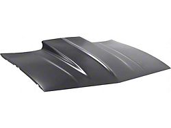 1982-1992 Camaro Cowl Induction Hood; 4-Inch Rise; with Center Ridge; Stamped Steel