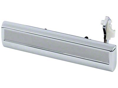 1982-1992 Camaro Exterior Door Handle; Chrome; LH Drivers Side