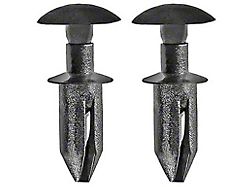 Tail Light Lens, Body Side Molding Retainer; 7/16-Inch Long Shaft; 3/8-Inch Domed Head; Black Nylon (82-92 Camaro)