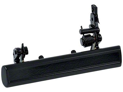 1976-1981 Camaro Exterior Door Handle; Black; LH Driver Side