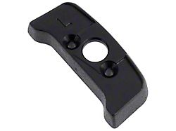 Seat Belt Shoulder Guide Escutcheon; LH; Black (74-81 Camaro)