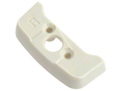 1974-1981 Camaro Seat Belt Shoulder Guide Escutcheon; White; RH Passenger