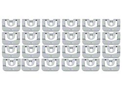 1970-1974 Camaro Molding Clip Set; Windshield or Rear Window; 24-Pieces