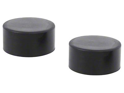 1967-1969 Camaro Hood Adjustment Rubber Bumpers; Round; Pair