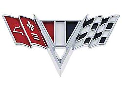 1967 Camaro Chevelle; V-Flag Front Fender Emblem; Each; GM Licensed