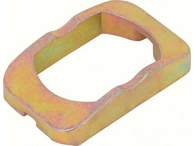 1967-1975 Camaro Radio Antenna Grounding Plate; Bronze; Front
