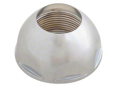 1967-1968 Camaro Antenna Bezel Nut; Chrome; with 5/8-Inch ID