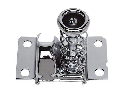 1967-1981 Camaro Hood Latch Assembly; Chrome; Pre-Assembled