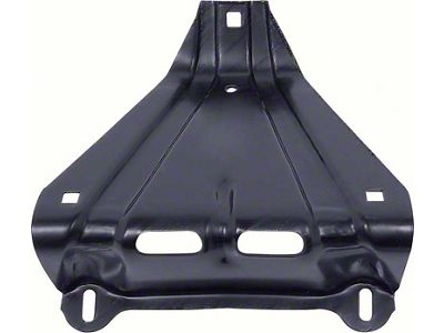 1967-1968 Camaro Front License Plate Bracket; EDP Coated; Black