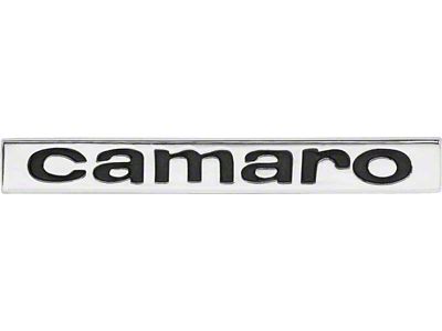 1967 Camaro Header Panel and Trunk Lid Emblem; GM Licensed