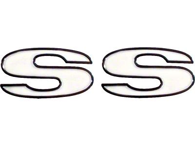 1967 Camaro SS Front Fender Emblem; GM Licensed